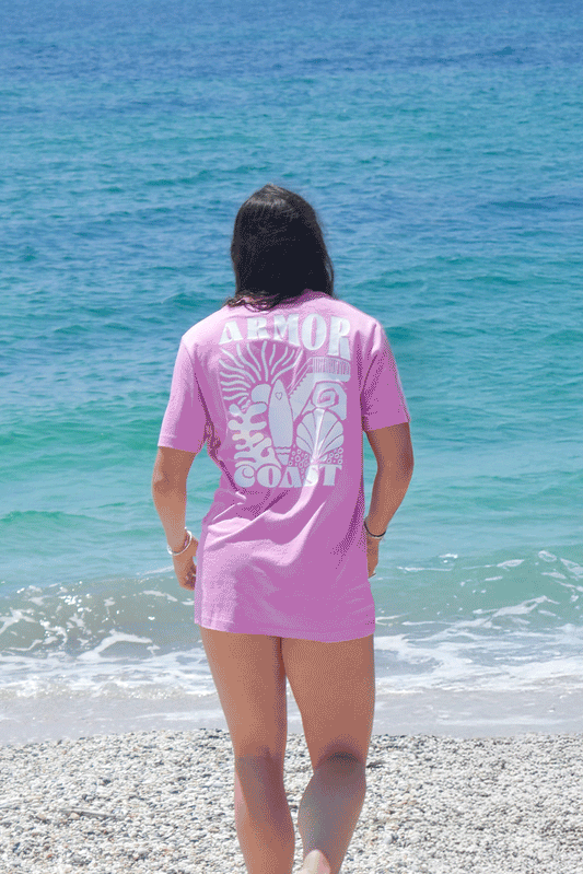 TEE ARMOR COAST - rose