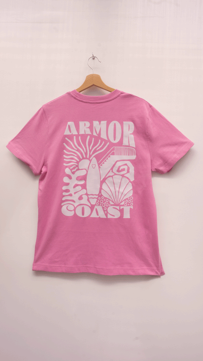 TEE ARMOR COAST - rose